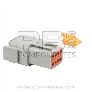 CONNETTORE COMPATIBILE CON REF. DCHT DTM04-8P
