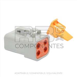 CONNETTORE COMPATIBILE CON REF. DCHT DTP06-4S