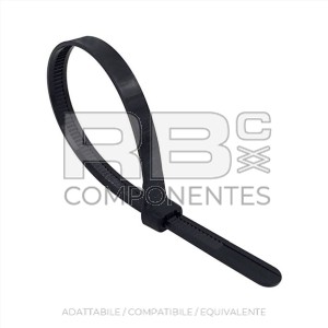 FASCETTA 7,6X292 MM NERA (100 UNITÀ)
