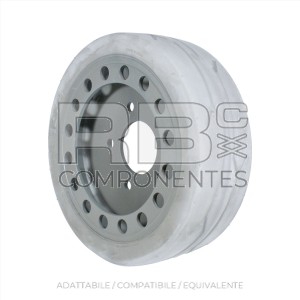 RUOTA 12 X4 CON FRENO SKY JACK 32