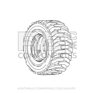RUOTA ADATTABILE REF 4520253, 18-625 PR16