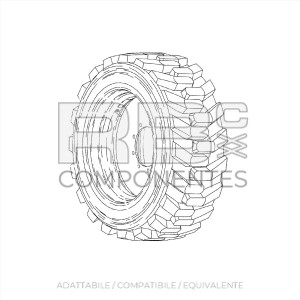 RUOTA N. M. ADAT JL 0258997 IN240/55-17. 5 FF 