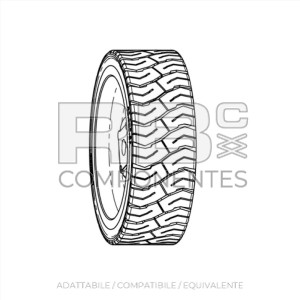 RUOTA  ADATTABILE REF  14X17.5 ECOFIL