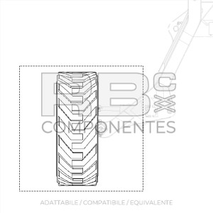 RUOTA  ADATTABILE GE 50032
