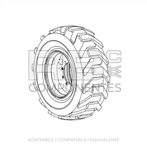 RUOTA  ADATTABILE REF GE 45093GT