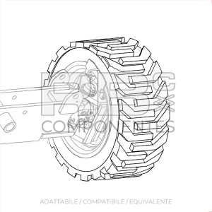 RUOTA  ADATTABILE REF 88258