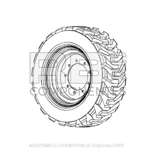 RUOTA  12-32. 5, LH  ADATTABILE REF 125179