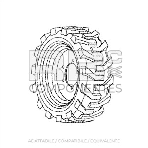 RUOTA ADATTABILE REF 1260036