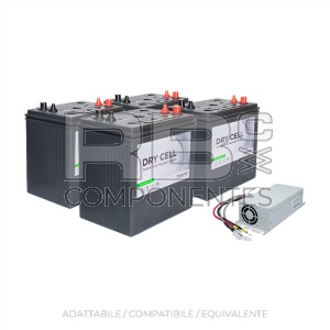 KIT BATTERIA 4X RB052006.DIS + CARICAT RB001003.V4