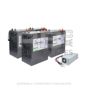 KIT BATTERIA 4X RB052005.DIS + CARICAT RB001003.V4