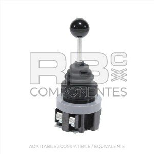 JOYST 1 ASSE CON RITORNO, IMPUGN TONDA, 2 NO 6A-250V