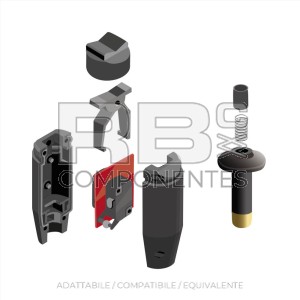 COMPLETO MANIGLIE KIT CON SLITTA BLOCCO