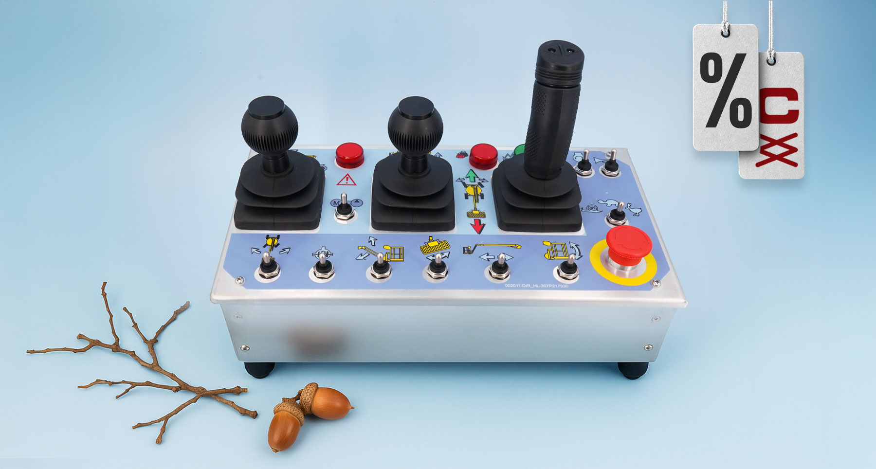 Caja de mandos para plataformas elevadoras en oferta durante noviembre en RB Componentes